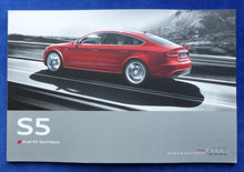 Lade das Bild in den Galerie-Viewer, Audi S5 Sportback 3.0 TFSI V6 quattro MJ 2011 - Prospekt Brochure 04.2010
