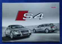 Lade das Bild in den Galerie-Viewer, Audi S4 Limousine Avant 3.0 TFSI quattro MJ 2009 - Prospekt Brochure 10.2008

