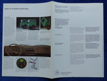 Lade das Bild in den Galerie-Viewer, Mercedes-Benz LKW Pritschenwagen 809 MJ 1991 - Prospekt Brochure 07.1990
