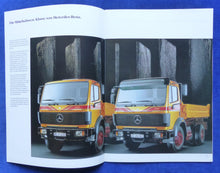 Lade das Bild in den Galerie-Viewer, Mercedes Baustellenfahrzeuge Mittelschwere Klasse - Prospekt Brochure 03.1991
