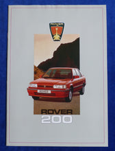 Lade das Bild in den Galerie-Viewer, Rover Serie 200 213 S SE 216 Vitesse - Prospekt Brochure 1984
