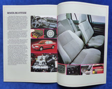 Lade das Bild in den Galerie-Viewer, Rover Serie 200 213 S SE 216 Vitesse - Prospekt Brochure 1984
