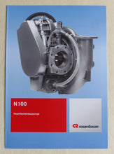 Lade das Bild in den Galerie-Viewer, Rosenbauer Feuerlöscheinbaupumpe N100 Feuerwehr - Prospekt Brochure 05.2010
