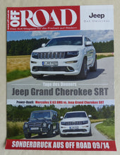 Lade das Bild in den Galerie-Viewer, Jeep Grand Cherokee SRT Mercedes G 63 AMG - Sonderdruck Off Road Magazin 09.2014
