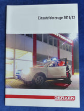 Lade das Bild in den Galerie-Viewer, Gerken Feuerwehr Einsatzfahrzeuge 2012 KTW ELW RTW NEF - Prospekt Brochure 2011
