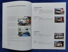 Lade das Bild in den Galerie-Viewer, Gerken Feuerwehr Einsatzfahrzeuge 2012 KTW ELW RTW NEF - Prospekt Brochure 2011
