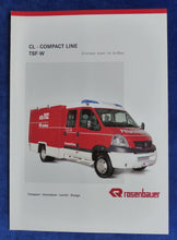 Lade das Bild in den Galerie-Viewer, Rosenbauer Compact TSF-W Feuerwehr Renault Master - Prospekt Brochure 08.2005
