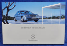 Lade das Bild in den Galerie-Viewer, Mercedes E-Klasse Limousinen E 500 W211 MJ 2002 - Prospekt Brochure 11.2001
