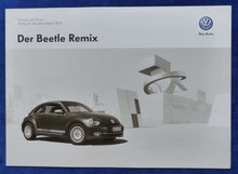 Lade das Bild in den Galerie-Viewer, VW Beetle Remix Sondermodell MJ 2013 - Prospekt Brochure + Preisliste 11.2012
