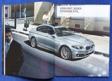 Lade das Bild in den Galerie-Viewer, BMW 5er Limousine 550i M550d Typ F10 MJ 2014 - Prospekt Brochure 01.2014

