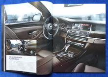 Lade das Bild in den Galerie-Viewer, BMW 5er Limousine 550i M550d Typ F10 MJ 2014 - Prospekt Brochure 01.2014
