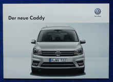 Lade das Bild in den Galerie-Viewer, VW Caddy &amp; Caddy Maxi MJ 2016 - Prospekt Brochure 04.2015
