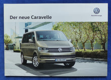 Lade das Bild in den Galerie-Viewer, VW Bus T6 Caravelle MJ 2016 - Prospekt Brochure 06.2015
