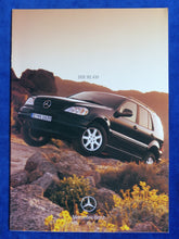 Lade das Bild in den Galerie-Viewer, Mercedes-Benz M-Klasse ML 430 W163 MJ 1999 - Prospekt Brochure 11.1998
