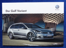 Lade das Bild in den Galerie-Viewer, VW Golf Variant MJ 2015 - Prospekt Brochure 10.2014
