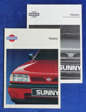 Lade das Bild in den Galerie-Viewer, Nissan Sunny GTI MJ 1993 - Prospekt Brochure + Daten &amp; Ausstattungen 12.1992
