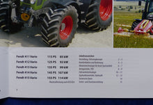 Lade das Bild in den Galerie-Viewer, Fendt 400 411 412 414 415 Vario Traktor - Prospekt Brochure 08.2006
