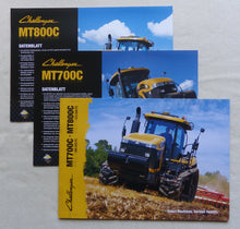 Lade das Bild in den Galerie-Viewer, Challenger MT 700C 800C Raupenschlepper - Prospekt Brochure + Daten 10.2011
