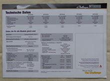 Lade das Bild in den Galerie-Viewer, Challenger MT800B Technische Daten - Prospekt Brochure 04.2007

