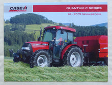 Lade das Bild in den Galerie-Viewer, Case Quantum C Series Traktoren Daten - Prospekt Brochure 04.2008
