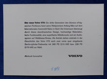 Lade das Bild in den Galerie-Viewer, Volvo V70 Innenraum - Original Pressefoto press photo 2007
