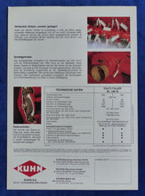 Lade das Bild in den Galerie-Viewer, Kuhn Culti-Tiller EL 100 N Zinkenrotor MJ 1992 - Prospekt Brochure 11.1991
