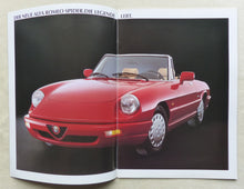Lade das Bild in den Galerie-Viewer, Alfa Romeo Spider 2.0 MJ 1993 - Hochglanz Prospekt Brochure + Preisliste 04.1992
