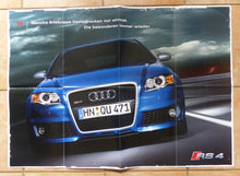 Lade das Bild in den Galerie-Viewer, Audi RS 4 quattro Limousine Typ B7 - Poster Prospekt Brochure 2005
