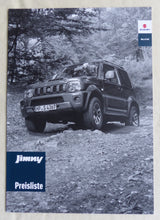 Lade das Bild in den Galerie-Viewer, Suzuki Jimny MJ 2018 - Prospekt Brochure + Preisliste 08.2017
