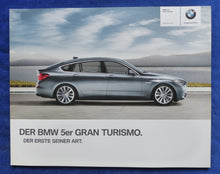 Lade das Bild in den Galerie-Viewer, BMW 5er GT Gran Turismo Typ F07 MJ 2010 - Prospekt Brochure 02.2009
