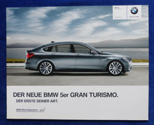 Lade das Bild in den Galerie-Viewer, BMW 5er GT Gran Turismo Typ F07 MJ 2010 - Prospekt Brochure 01.2010
