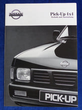 Lade das Bild in den Galerie-Viewer, Nissan Pick-Up 4x4 MJ 1993 - Prospekt Brochure + Daten &amp; Ausstattungen 08.1992
