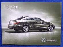 Lade das Bild in den Galerie-Viewer, Mercedes E-Klasse Coupe E 500 - Preisliste MJ 2012 - Prospekt Brochure 01.2012
