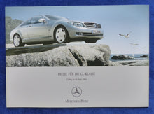 Lade das Bild in den Galerie-Viewer, Mercedes CL-Klasse CL 500 600 - Preisliste MJ 2007 - Prospekt Brochure 06.2006
