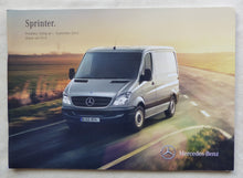 Lade das Bild in den Galerie-Viewer, Mercedes Sprinter Kasten Kombi - Preisliste MJ 2013 - Prospekt Brochure 09.2012
