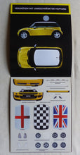 Lade das Bild in den Galerie-Viewer, Mini 3-Türer R50 Zubehör MJ 2004 Aufkleber-Set - Prospekt Brochure 06.2003
