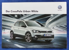 Lade das Bild in den Galerie-Viewer, VW CrossPolo Urban White Sondermodell MJ 2013 - Prospekt Brochure 10.2012
