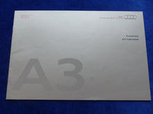 Lade das Bild in den Galerie-Viewer, Audi A3 Cabriolet - Preisliste MJ 2010 - Prospekt Brochure 06.2009
