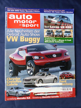 Lade das Bild in den Galerie-Viewer, Auto Motor Sport Heft 02/2004 - Chevrolet Corvette C6 BMW 730i Mercedes SLK VW
