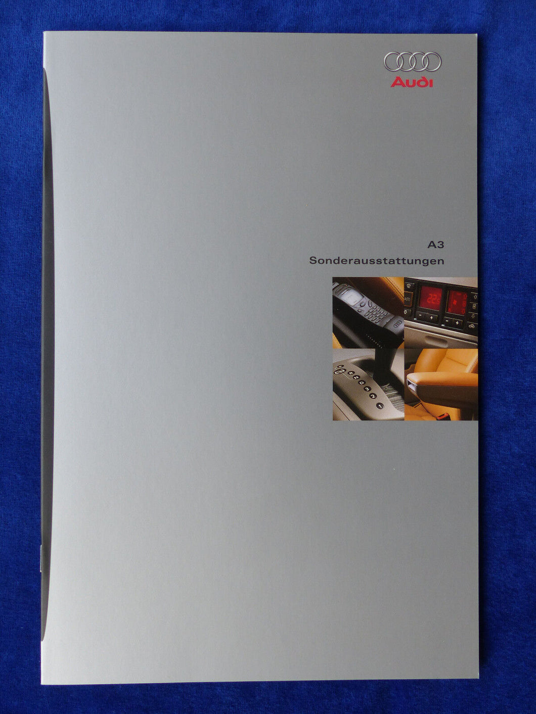 Audi A3 - Sonderausstattungen MJ 1999 - Prospekt Brochure 08.1998