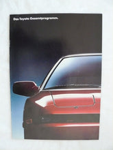 Lade das Bild in den Galerie-Viewer, Toyota Programm 1990 Corolla Celica Supra LandCruise - Prospekt Brochure 11.1989
