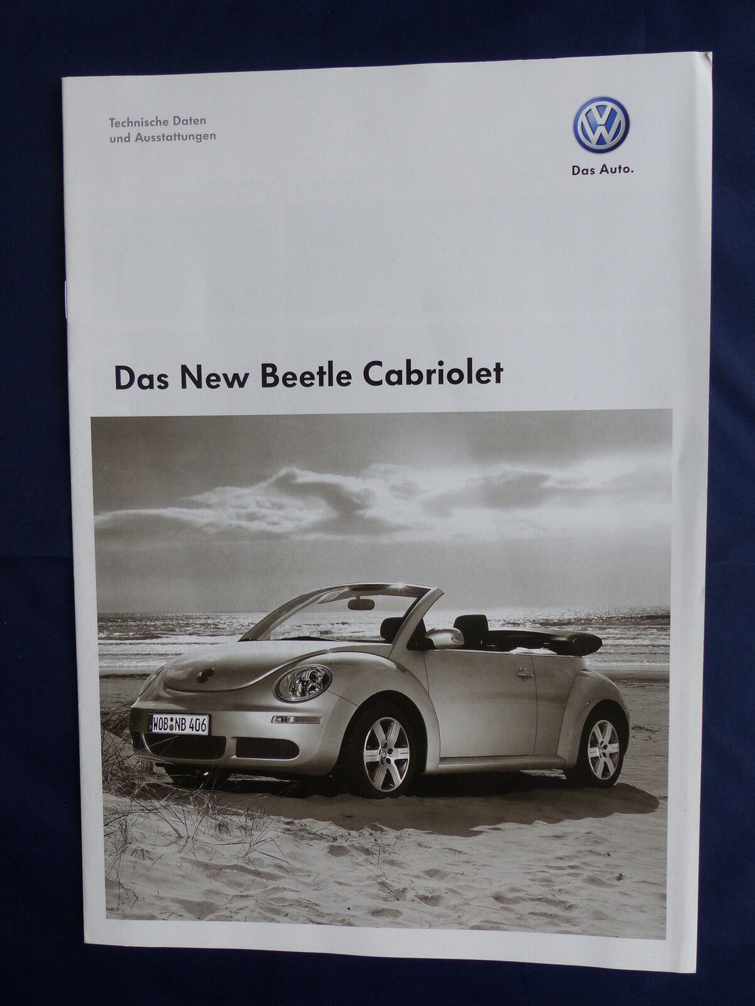 VW New Beetle Cabrio - Daten & Ausstattungen MJ 2009 - Prospekt Brochure 06.2008