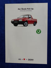 Lade das Bild in den Galerie-Viewer, Skoda Pick-Up LX - Daten &amp; Ausstattung - Prospekt Brochure 1991
