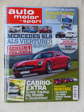 Lade das Bild in den Galerie-Viewer, Auto Motor Sport Heft 8/2012 - Mercedes SLS Alpina D5 B6 Porsche 911 Audi A1 VW
