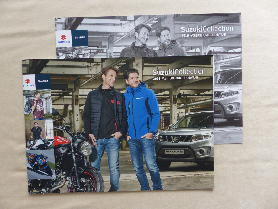 Suzuki Collection 2016 - Fashion & Teamwear - Prospekt + Preisliste 06.2016