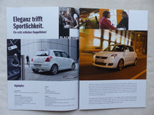 Lade das Bild in den Galerie-Viewer, Suzuki Swift Black and White Sondermodell MJ 2009 - Prospekt Brochure 05.2008
