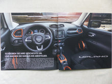 Lade das Bild in den Galerie-Viewer, Jeep Renegade Upland Special Edition MJ 2018 - Prospekt Brochure 05.2017
