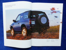 Lade das Bild in den Galerie-Viewer, Opel Frontera Sport MJ 1997 - Prospekt Brochure 07.1996
