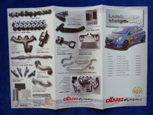Lade das Bild in den Galerie-Viewer, dbilas Leistungssteigerung für Opel Corsa Astra Meriva - Prospekt Brochure 2017

