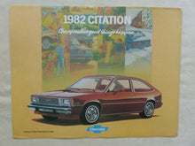 Lade das Bild in den Galerie-Viewer, Chevrolet 1982 Citation - US-Prospekt Brochure 11.1981 USA
